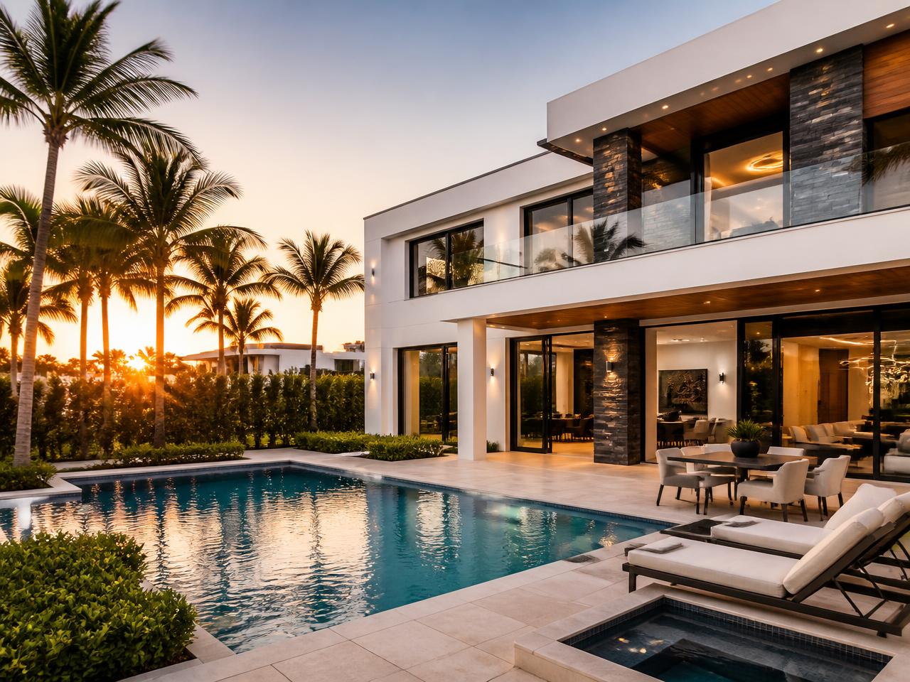 Modern Luxury property style in South Florida
